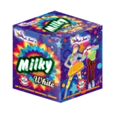milky white